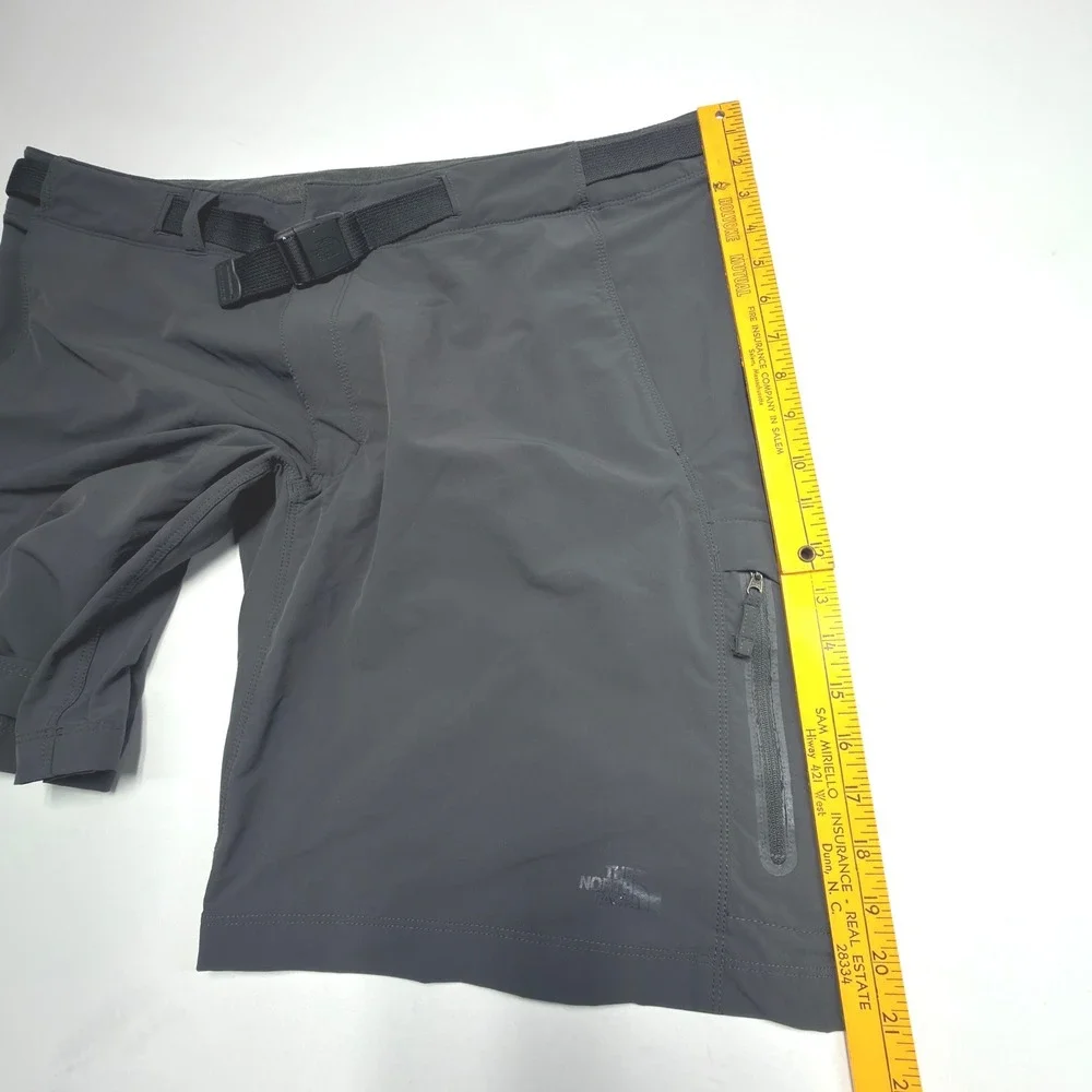The North Face Belted Shorts Mens 38‎ Gray Hiking Trail Cargo